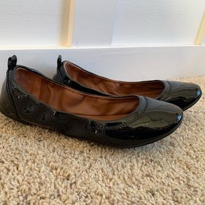 Lucky Brand Emmie flat, black patent